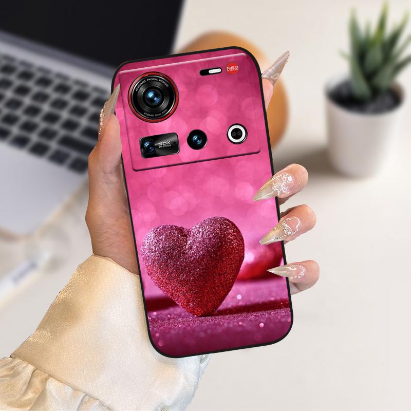 Handyhülle für ZTE nubia Z70 Ultra Hüllen NX733J Cartoon Weiche TPU Silikon Hülle für Nubia Z 70 Ultra 5G Schutzhülle Bumper