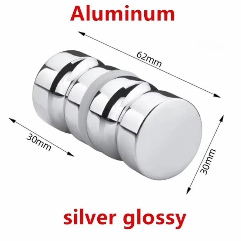 Aluminum Door Handles Double Sided Pull Sliding Shower Doors Knob  for Kinds Glass Doors