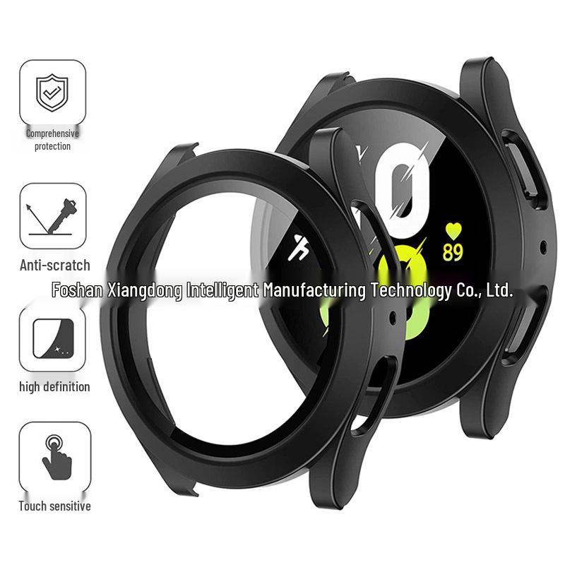 Защитный чехол для Samsung Watch 6 Classic со встроенной пленкой для моделей 5/Pro/4 - Жесткий ПК-чехол
