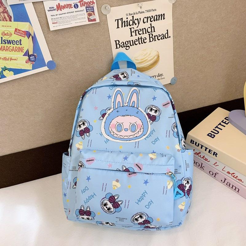 Labubu School Bag New Large-capacity Casual Versatile Primary School Students Lightweight Children's Backpack CLE