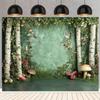 1Pcs Spring Plant Greenery Nature Landscape Decoration Background Spring Backdrop Decorations For Photo Studio Photo Booth Party