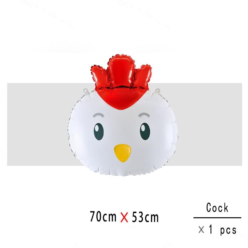 New Cartoon Jungle Animal Aluminum Film Balloon Tiger Lion Birthday Party Scene Decoration and Arrangement Balloon