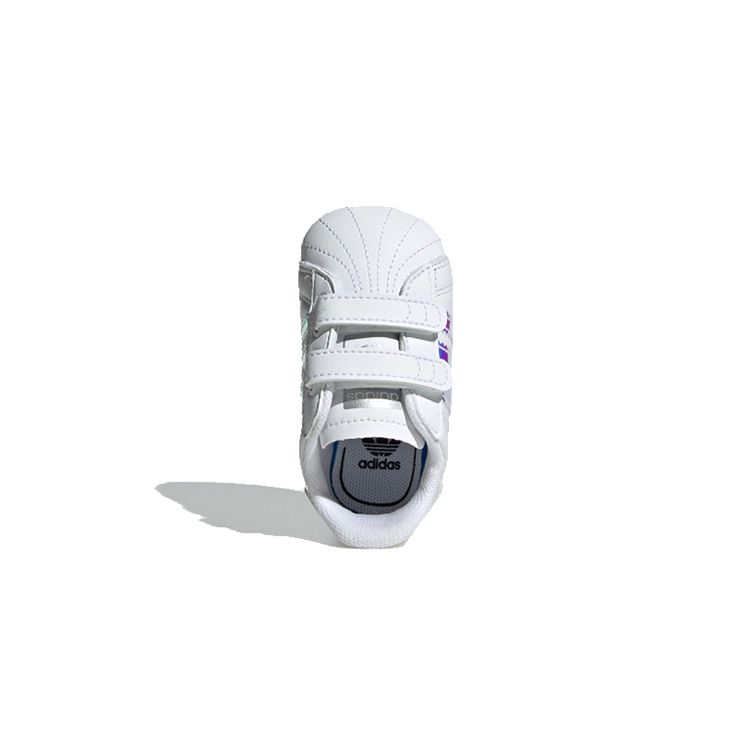 Adidas Superstar Crib Iridescent Baby Sneakers White Cloud-White Core-Black BD8000