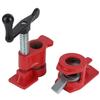 4Sets 3/4" Quick Release Heavy Duty Wide Base Iron Wood Metal Clamp Set Woodworking Workbench