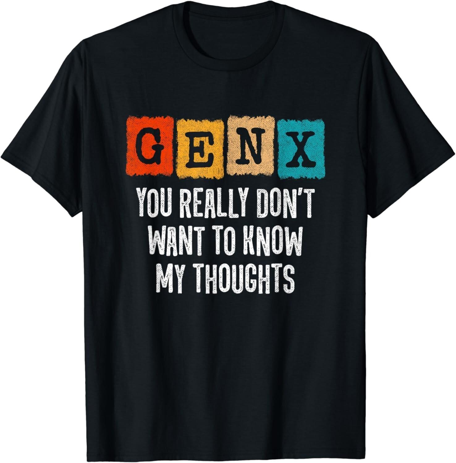 Generation X - 80s Kid Gen X - Gen Xer - Funny Gen X Gift Unisex T-Shirt S разноцветный