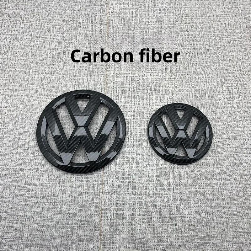2Pcs ABS 3D car front and rear badge logo cover tape is suitable for Volkswagen Golf 5 GTI MK5 modified accessories