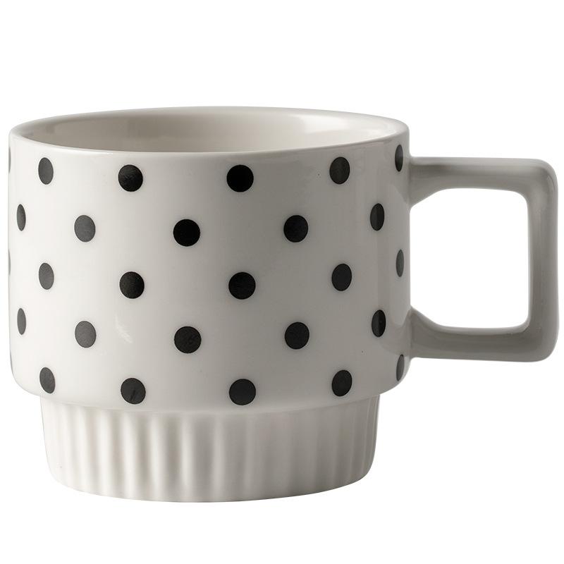 Hepburn Style Mug Ceramic Water Cup Office Female Design Sense Niche Cup Creative Boys And Girls Coffee Cup