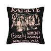 Katseye Kpop Style Square Pillow Cases Cushion Cover Vintage Zippered Decorative Throw Pillow Case Cover For Home 45X45Cm