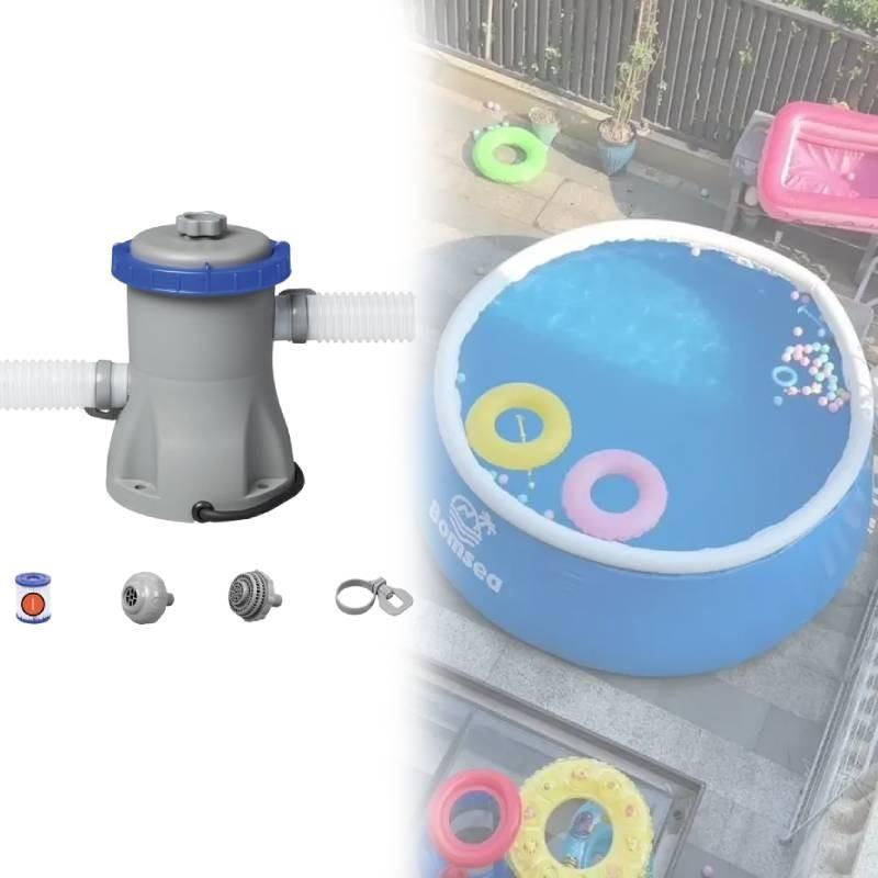 Swimming Pool Filter Pump With And Drainage For Recreational Water Use