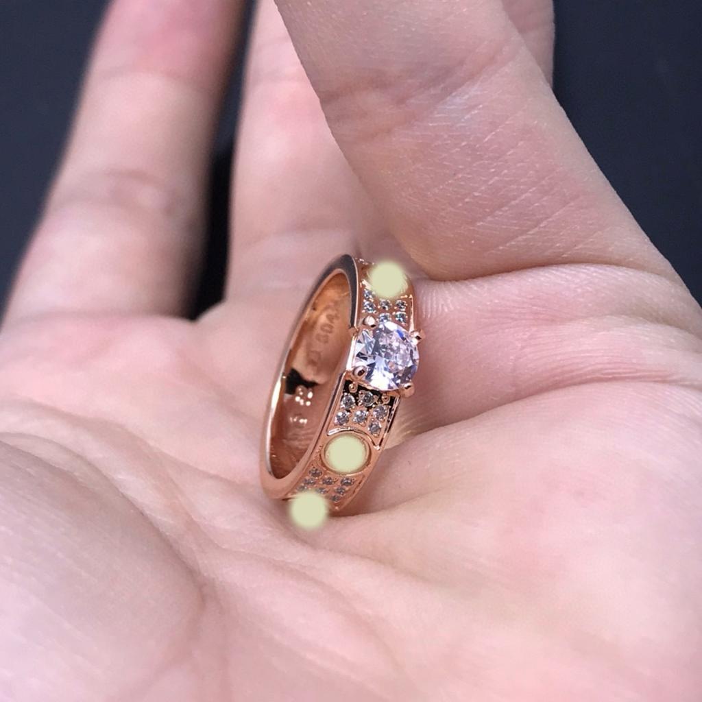 Main Diamond Gypsy Star Ring Titanium Steel Couple Ring Closed Full Diamond Wide Edition High Version European and American Jewelry