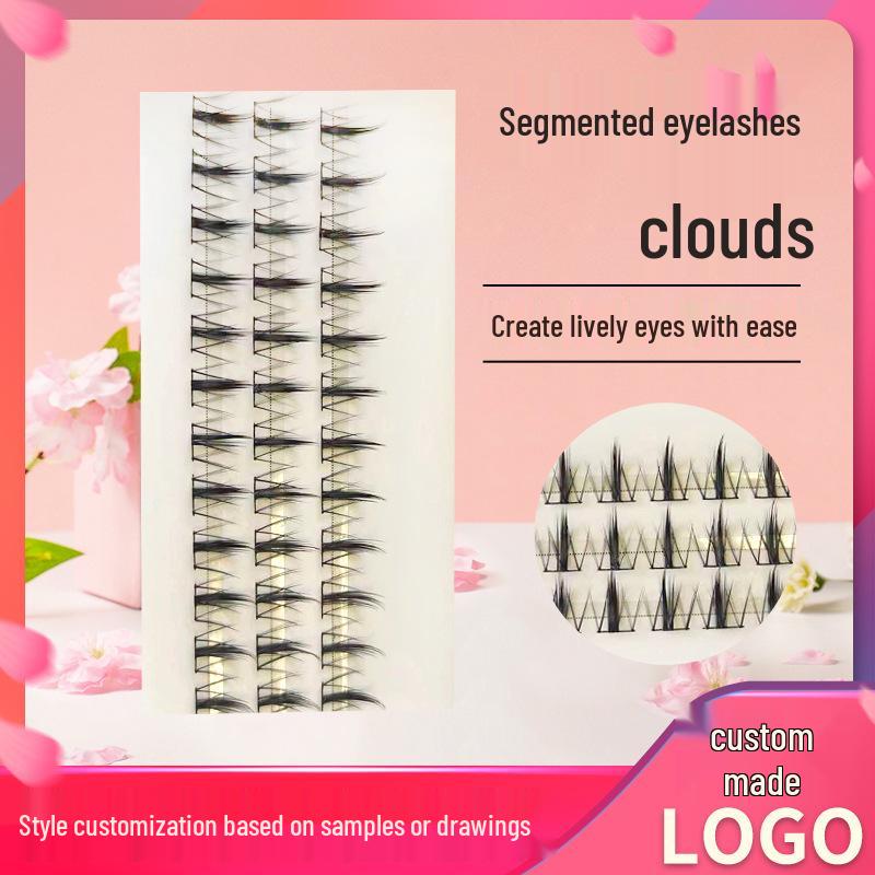 

Women s Natural Cluster False Eyelashes: Cloud-Inspired, Segmented, and Fairy-Like C