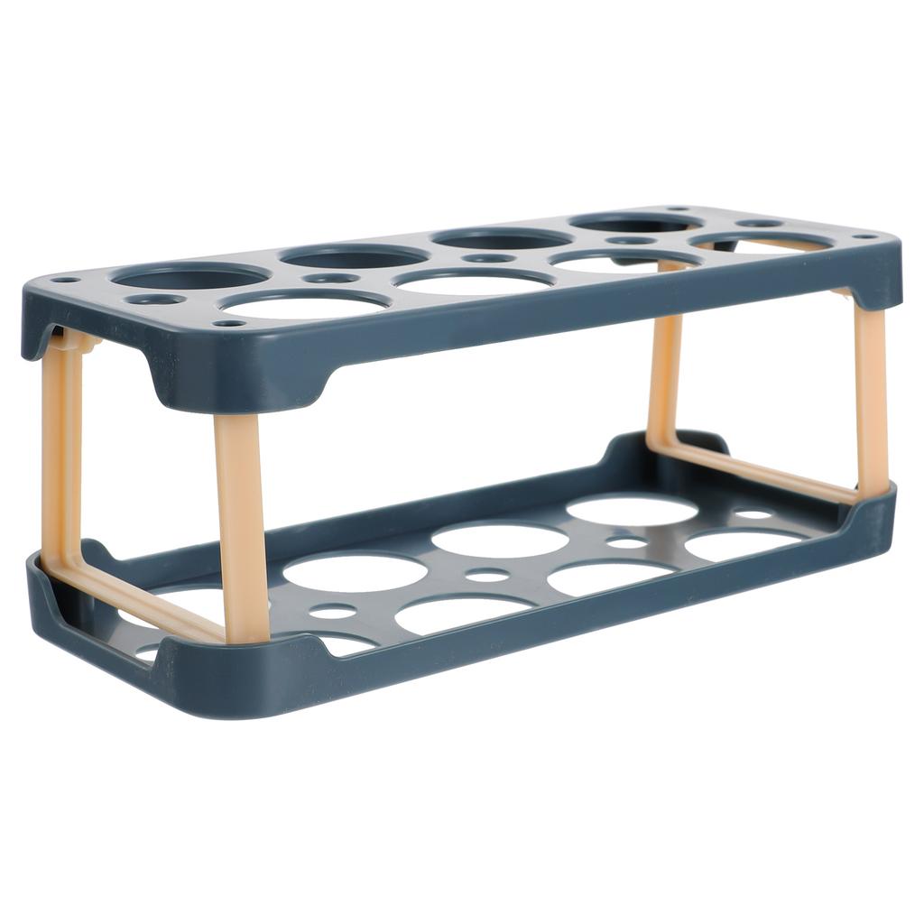 Plastic Egg Storage Container Reusable Refrigerator Egg Tray Organizer Secure Fit for Standard Chicken Eggs Prevents Collision