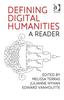 Bok Defining Digital Humanities : A Reader