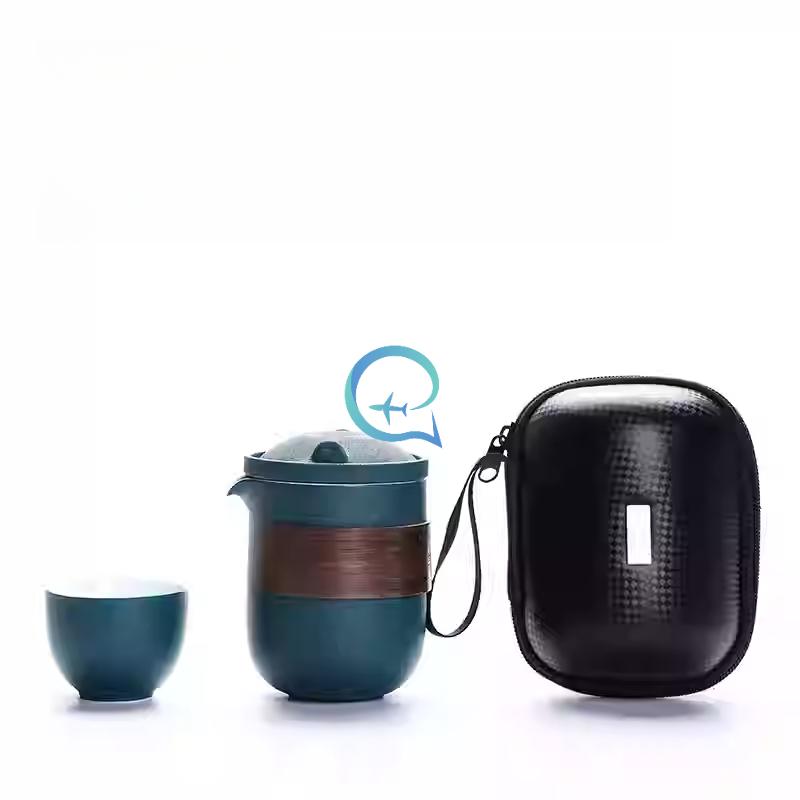Portable Travel Tea Set Small Set Gift Carry-on Outdoor Tour Kung Fu Brewing Tea Cup Ware Single Camping Fast Guest Cups