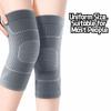 1Pair Breathable Graphene Knee Pads Non-Slip Knee Protective Cover  for Middle-aged and Elderly