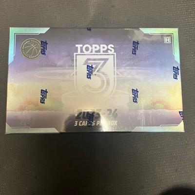 2023-24 Topps Three Basketball Hobby Box Factory Sealed From Japan