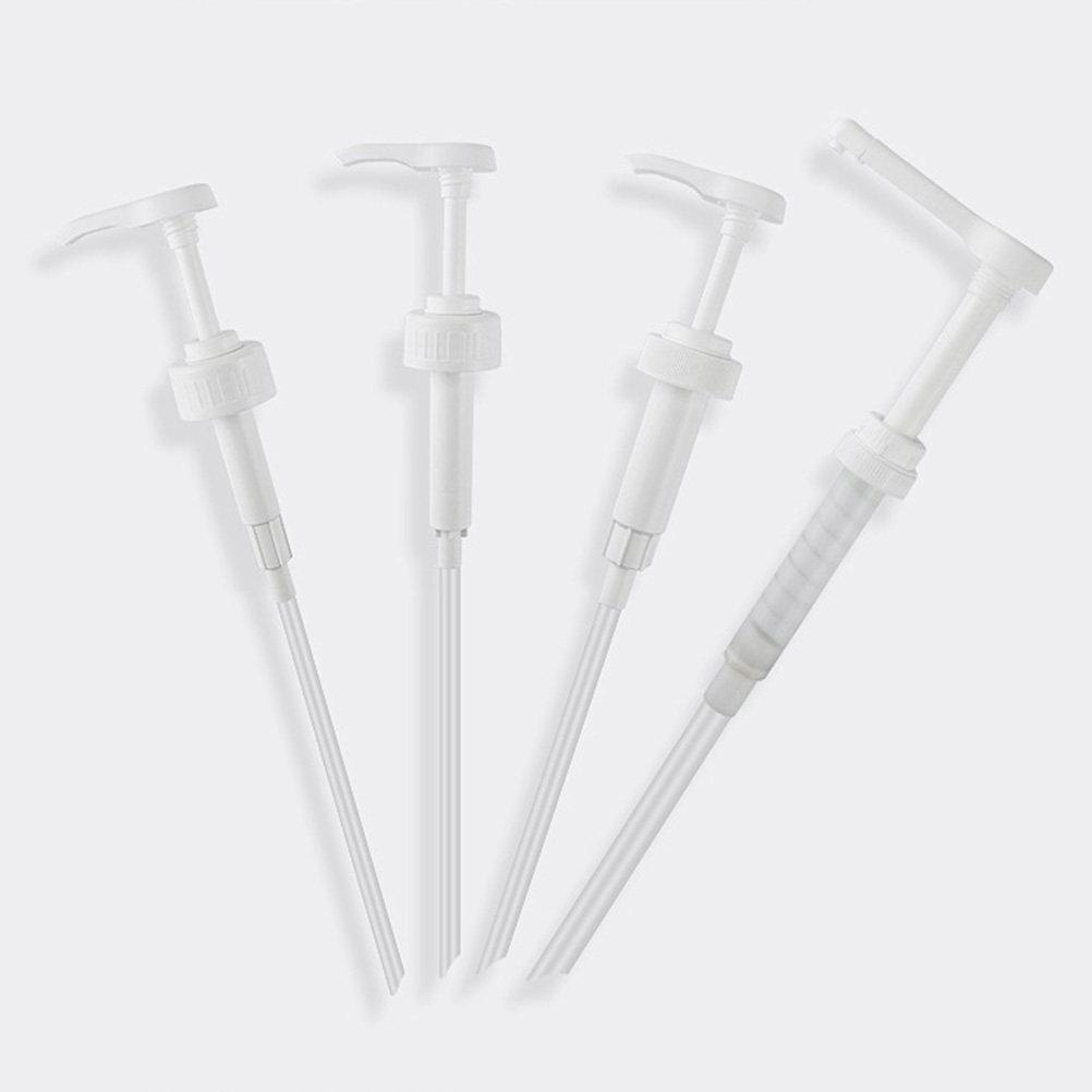 3Pcs Universal Dispensing Pumps Bottle Replacement Syrup Pump Dispenser for Shampoo Soap Conditioner Gallon Bottle Pump