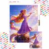 5D Diamond Painting Kit Rapunzel's Magical Hair Home Decor, Perfect Holiday Gift for Art Lovers
