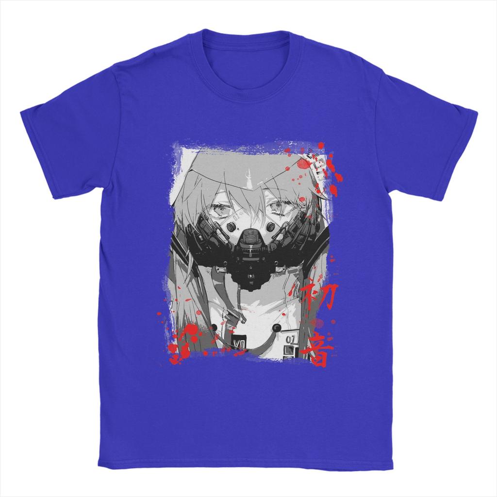 Vocaloid Hatsunes Mikus 08 T Shirts for Men Pure Cotton Funny TShirts O Neck  Tees Short Sleeve Clothes Plus Size