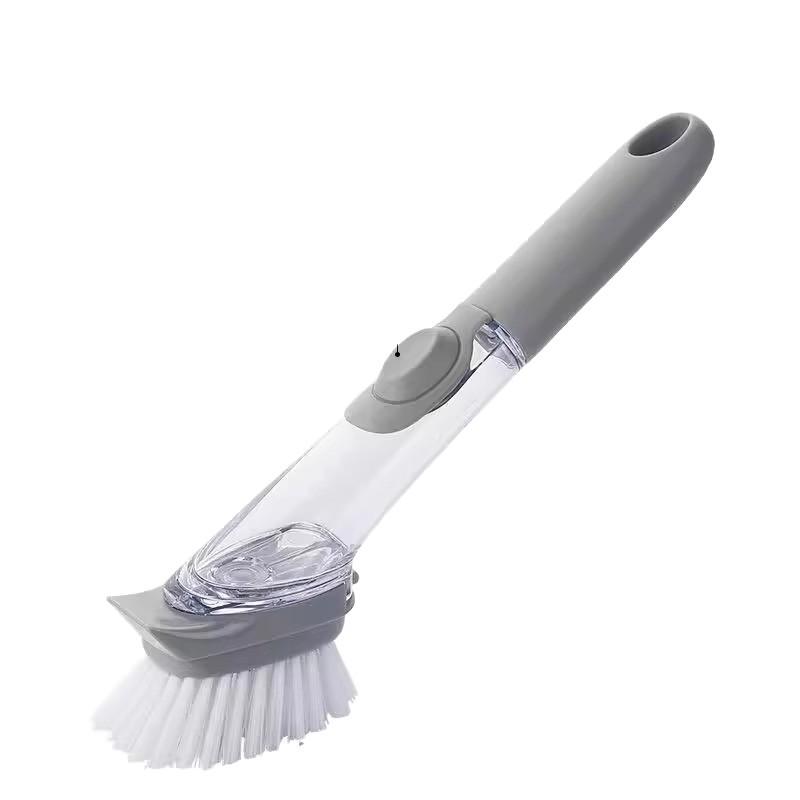 Long-Handle Kitchen Pot Brush with Auto Liquid Dispensing – Newcomer Discount