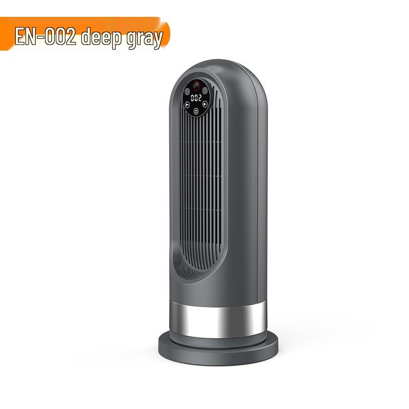 Leafless Electric Fan & Heater with Remote, Silent & Energy Efficient, Floor/Desktop Model 018JR.
