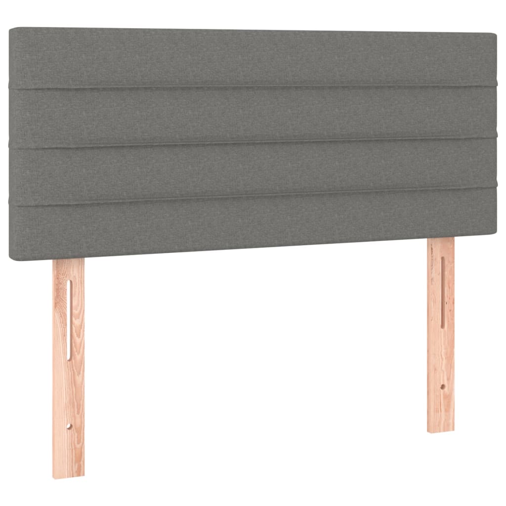 VidaXL Kopfteil Dunkelgrau 80x5x78/88 cm Stoff
