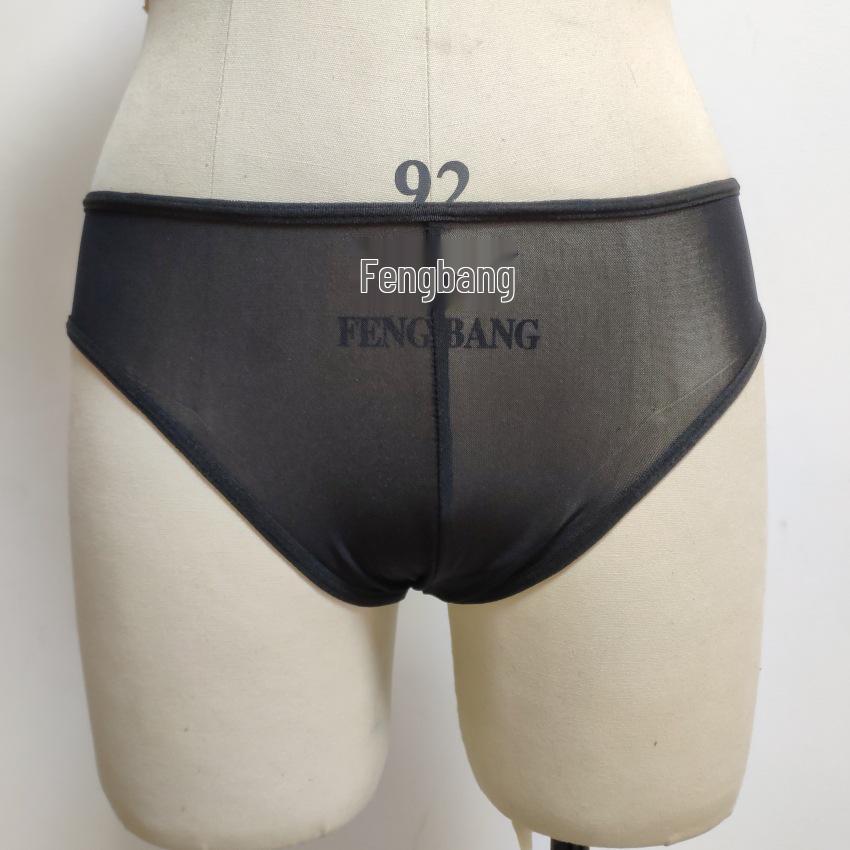 Lenjerie Sexy Unisex din Plasă: Chiloți transparenți din plasă de pește mărimi mari în negru, alb, roz, mov