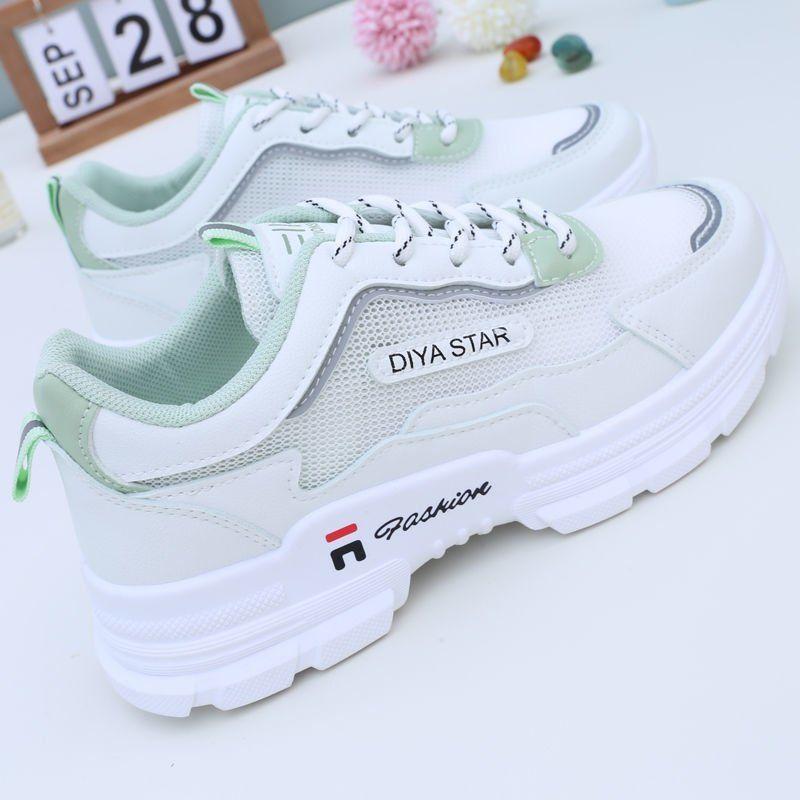 Women's new summer trendy versatile sports and leisure platform height-increasing running shoes