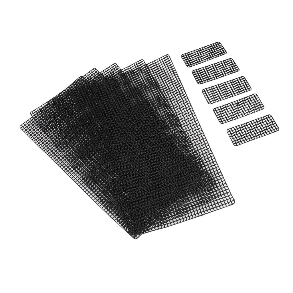 20 Stück Plastik-Netz-Leinwandblätter für Stickerei, Basteln, Häkeln, Geldbörsenherstellung, Strickhäkeln DIY