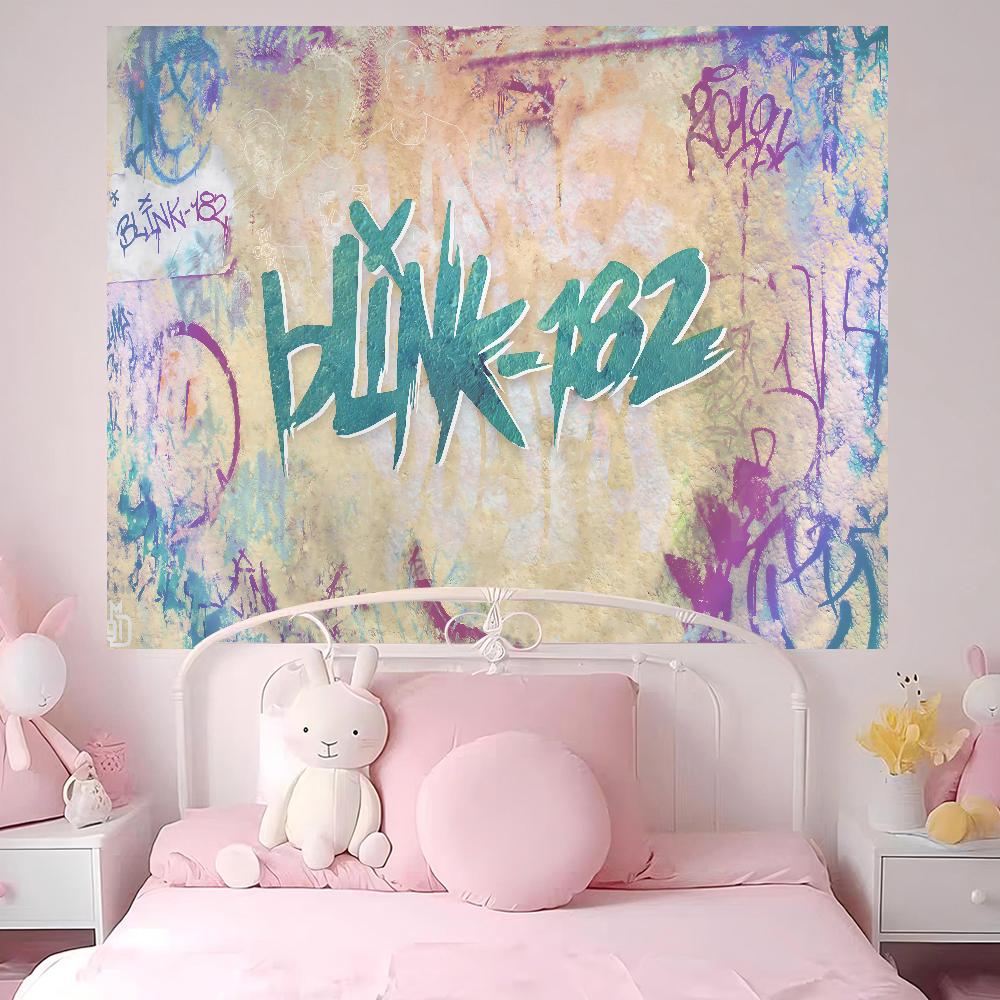 BBLINK182 Band DIY Wall Tapestry For Living Room Home Dorm Decor Wall Art Decor