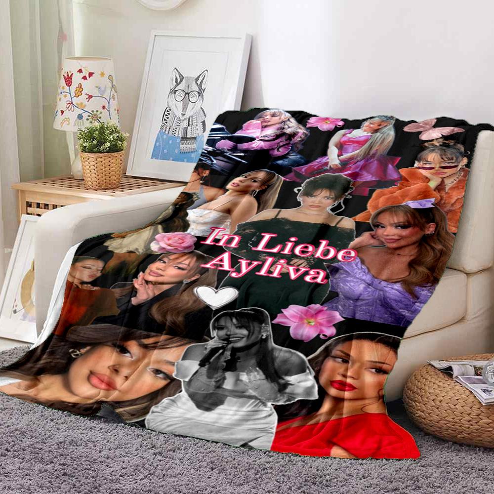Love Ayliva Flannel Blanket Throw Blanket Soft Warm Sofa Bed Camping home Decor Unique Christmas Gift C9261625