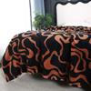 Abstract Stripe Pattern Flannel Blanket Autumn Winter Luxury Soft Warm Bedspread Sofa Cover Home Decor Travel Throw Blankets