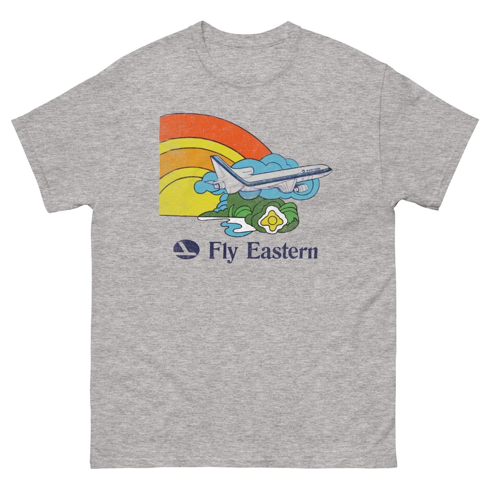 

Fly Eastern Airlines Vintage Style Graphic T Shirt Unisex classic tee XXXXL