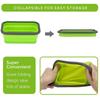 3/4Pcs Collapsible Food-grade Silicone Lunch Bento Box Portable BPA Free Food Storage Box Fruit Container