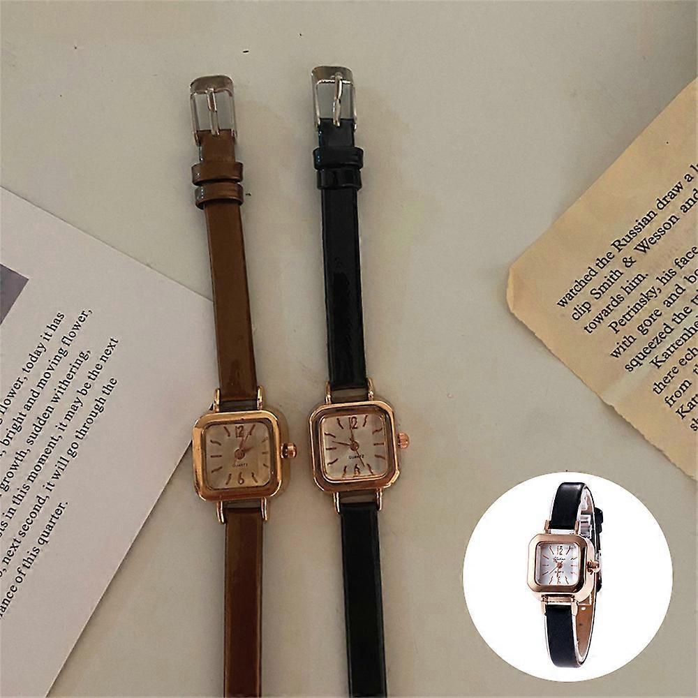 Light Luxury Small Square Watch Artistic Retro Elegant Women's