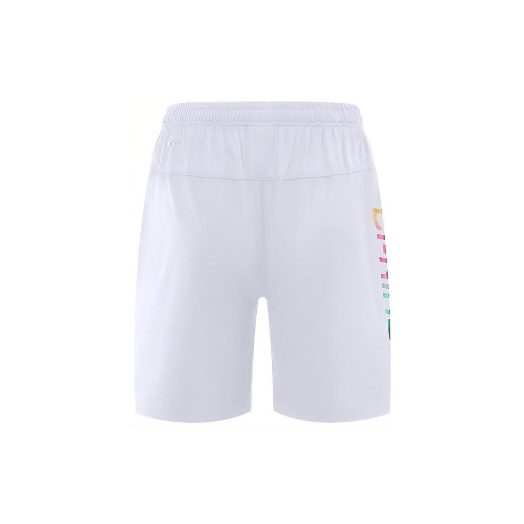 Li Ning Feather Series Breathable Sports Quick-Dry Straight-Leg Shorts Men Shorts White AAPT061-2