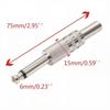 Audio Cable Microphone Accessories 6.35mm Mono Stereo Channel Amplifier Plug Adapter Connectors