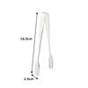 Endo Shoji Commercial Ice Stainless Made In BTV27003 Tongs, Small, Steel, Japan,