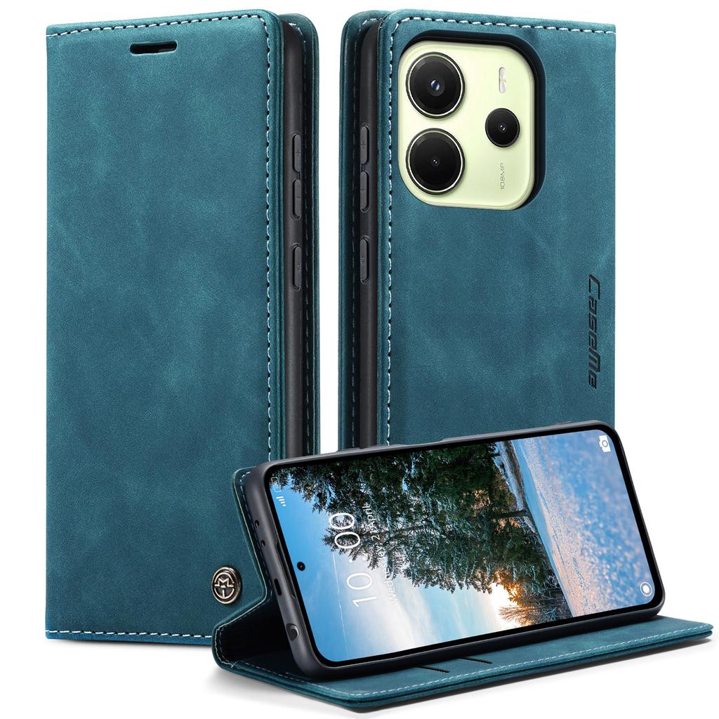 Pro Xiaomi Redmi Note 14 4G (164,84 mm) Peněženkové pouzdro CASEME řady 013 PU kůže kryt na telefon stojánek