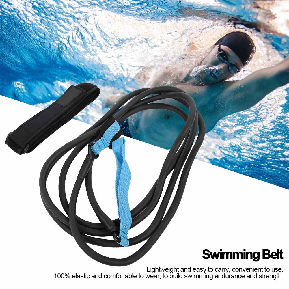 KEEP DIVING 4m Pasek oporu do pływania Ćwiczenie pływackie Sznur trakcyjny Lina Akcesoria basenowe(b)