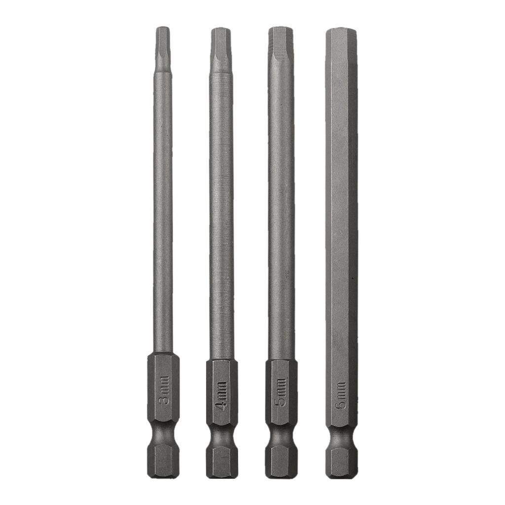 1/4 Hex Shank Bits 100mm Screwdriver Bits Torx Hex Cross Slotted Bits