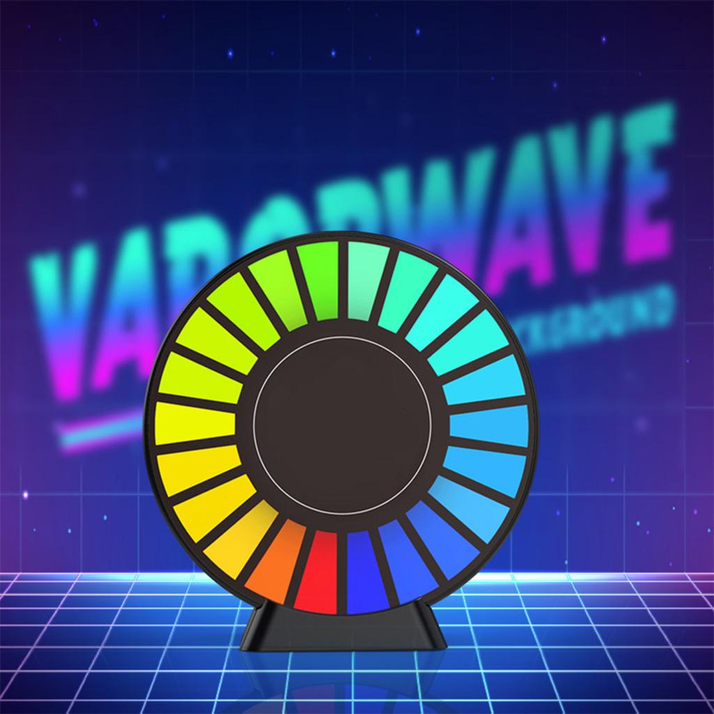 New Desktop  RGB Pickup Ambience Light Hot Led Magic Color E-Sports Creative Voice Control Music Rhythm Lamp