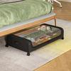 Dust-proof Storage Box with Wheels Under-bed Rack Simple Clothes and Shoes Sundries Storage Box