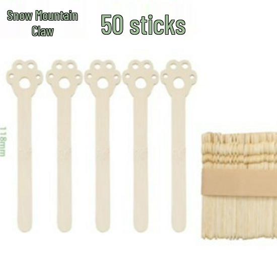 Colorful Wooden Popsicle Sticks for DIY Crafts, Children's House Models, and Architectural Materials.