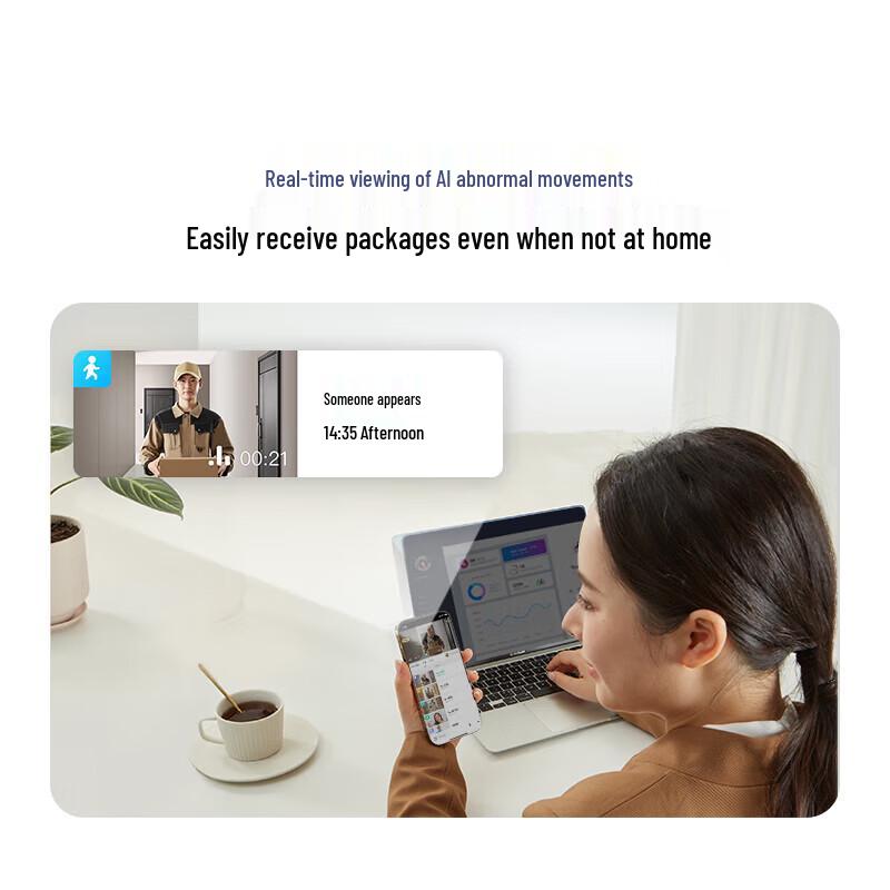 360 R6 Smart 3MP HD Video Doorbell (CN version)