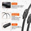 3PCS Car Wiper for Changan Chana UNIT UNI-T UNI T 2020-2023 Front Rear Windshield