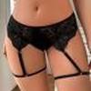 Women's Large Size Garter Lace Adjustable Strap Half Hip Lift Sexy Panties