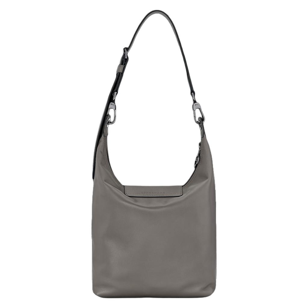 Longchamp Le Pliage Xtra Adjustable Detachable Handle Leather Tote Shoulder Bag Medium Women Tote Dove-Grey 10286987P55
