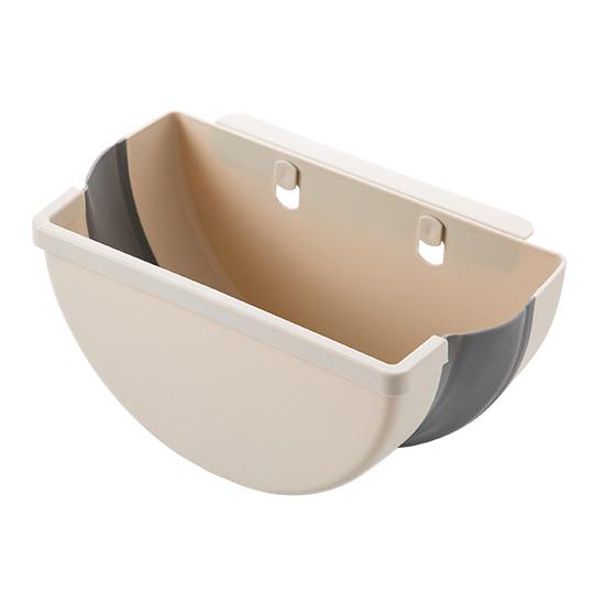 Organizator de cutie de depozitare din plastic pentru gunoi de bucătărie pliabil mare pentru coș de depozitare pentru accesorii de bucătărie Ki