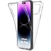 Case - Transparent - iPhone 14 Pro - Soft Silicone - 360° Protection - Shockproof